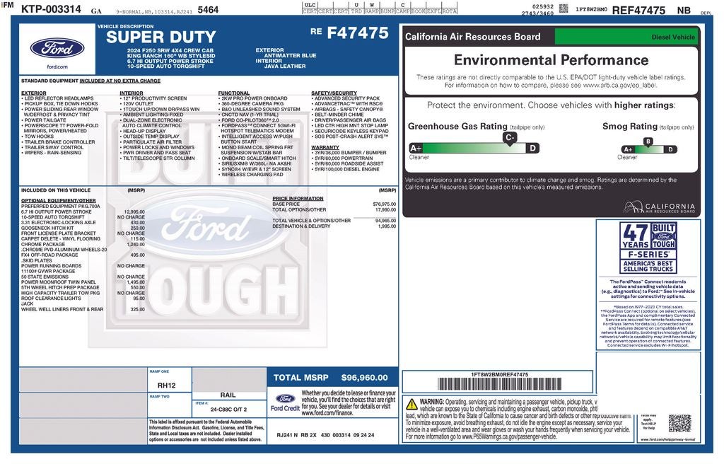 2024 Ford F-250SD King Ranch