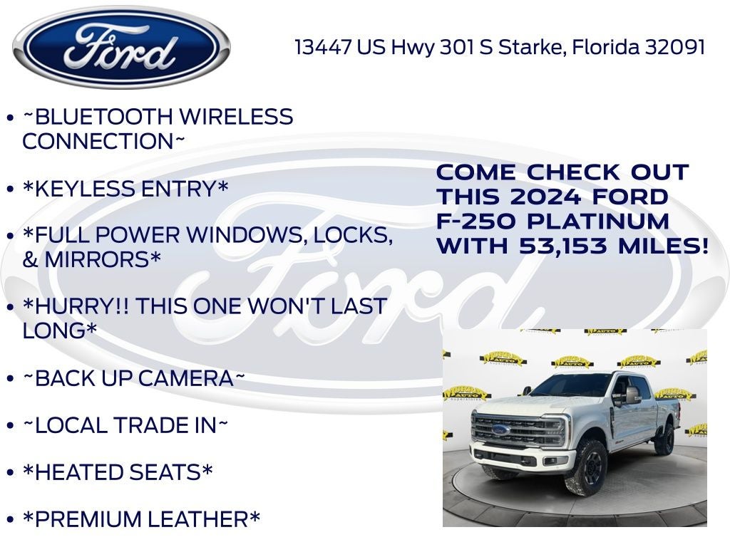 2024 Ford F-250SD Platinum