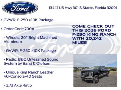 2026 Ford F-250SD King Ranch
