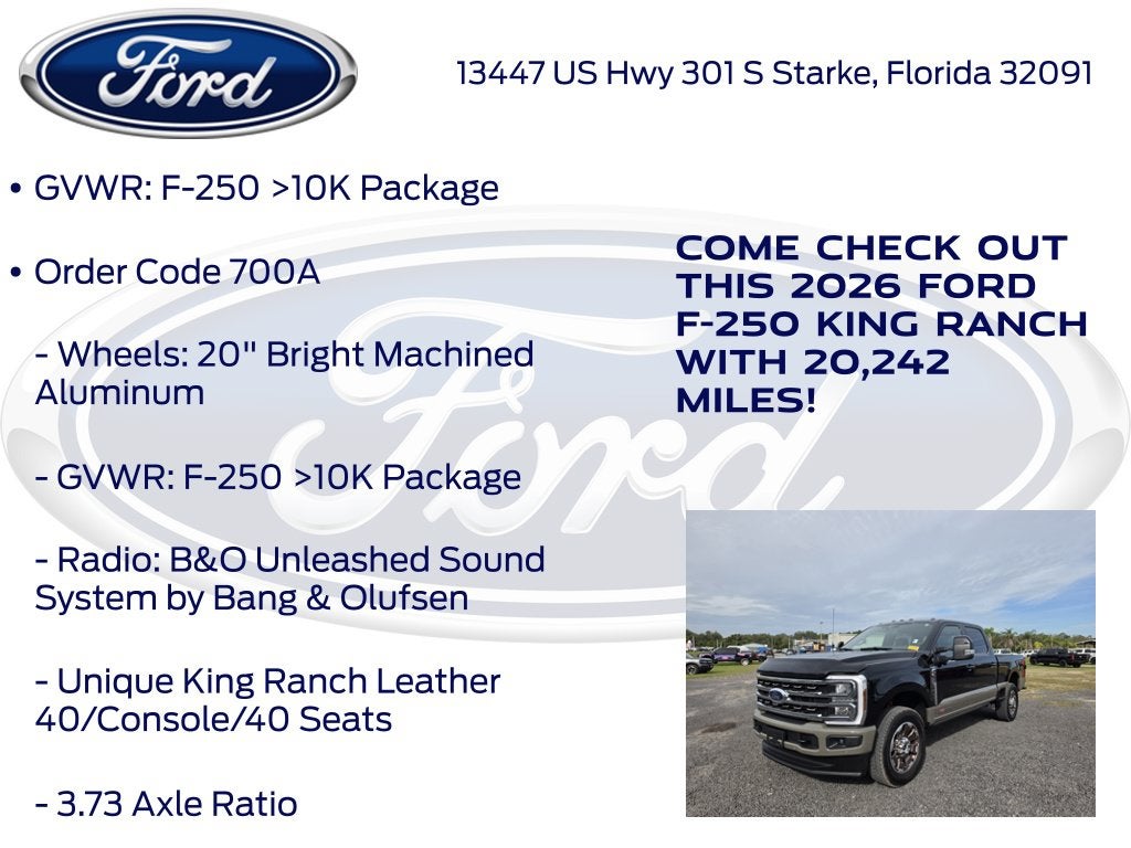 2026 Ford F-250SD King Ranch