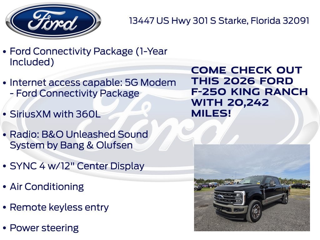 2026 Ford F-250SD King Ranch