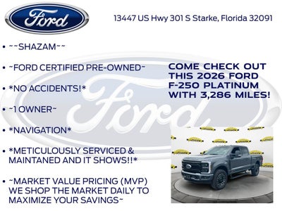 2026 Ford F-250SD Platinum
