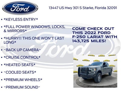 2022 Ford F-250SD Lariat