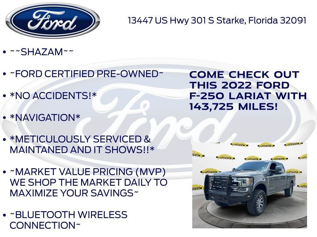 2022 Ford F-250SD Lariat
