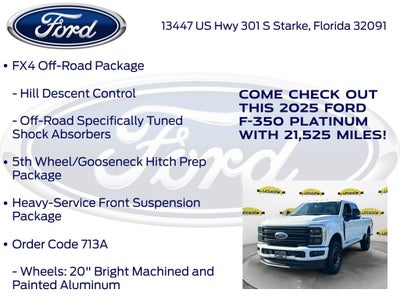 2025 Ford F-350SD Platinum