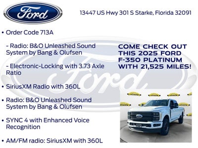2025 Ford F-350SD Platinum