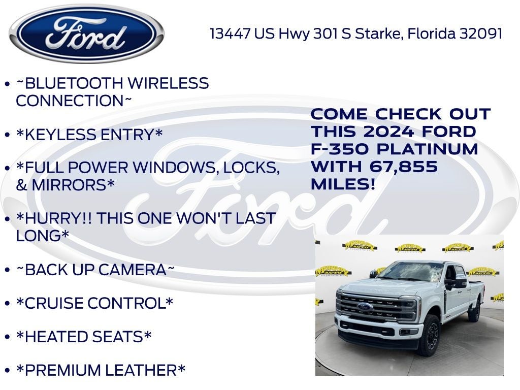 2024 Ford F-350SD Platinum