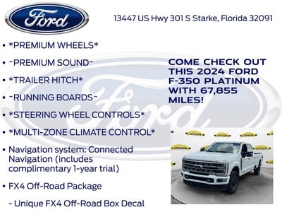 2024 Ford F-350SD Platinum