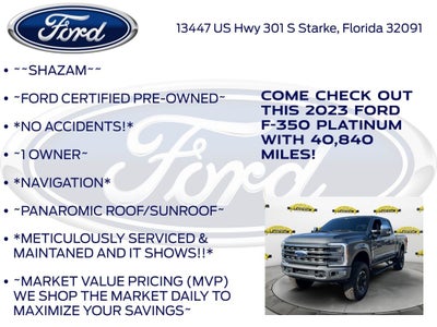 2023 Ford F-350SD Platinum