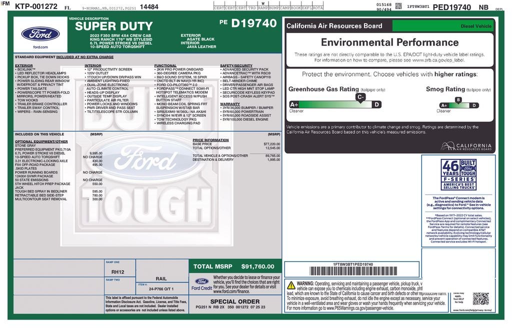 2023 Ford F-350SD King Ranch