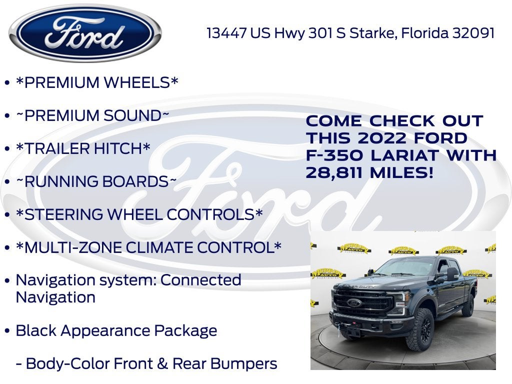 2022 Ford F-350SD Lariat Tremor