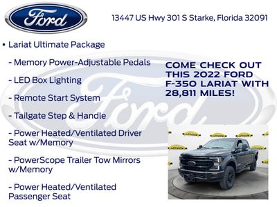 2022 Ford F-350SD Lariat Tremor