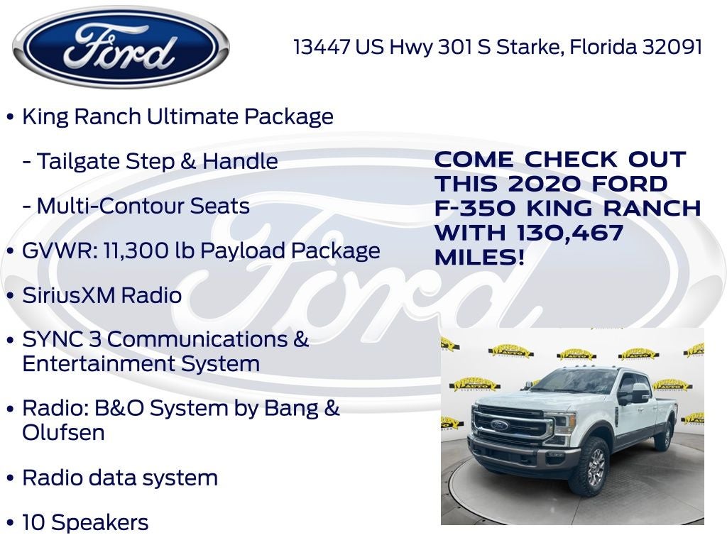 2020 Ford F-350SD King Ranch