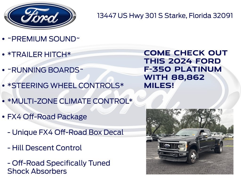 2024 Ford F-350SD Platinum DRW