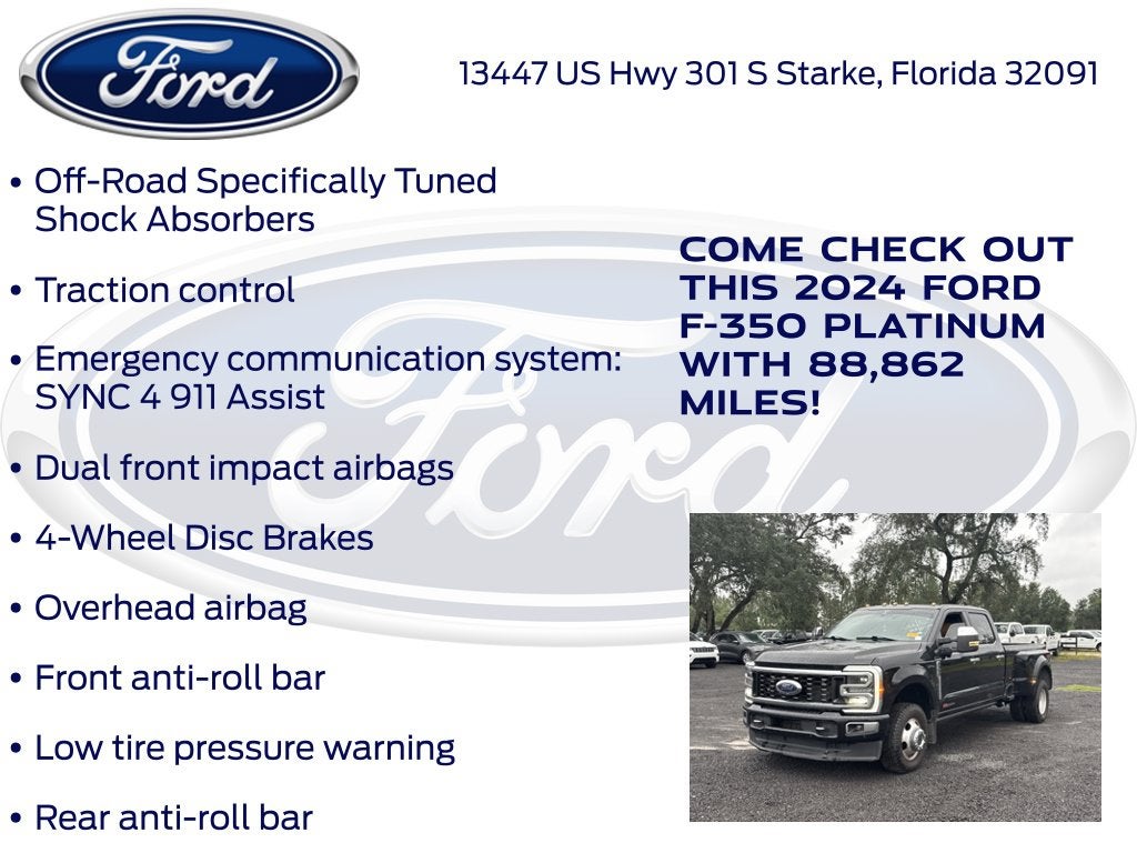 2024 Ford F-350SD Platinum DRW