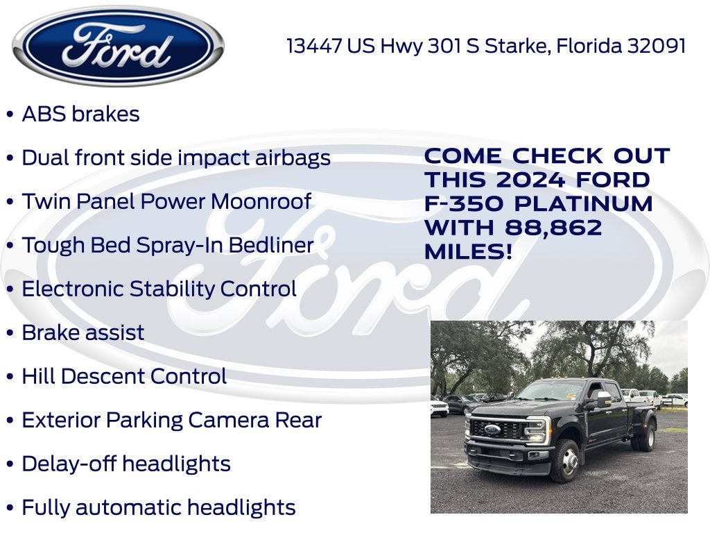 2024 Ford F-350SD Platinum DRW