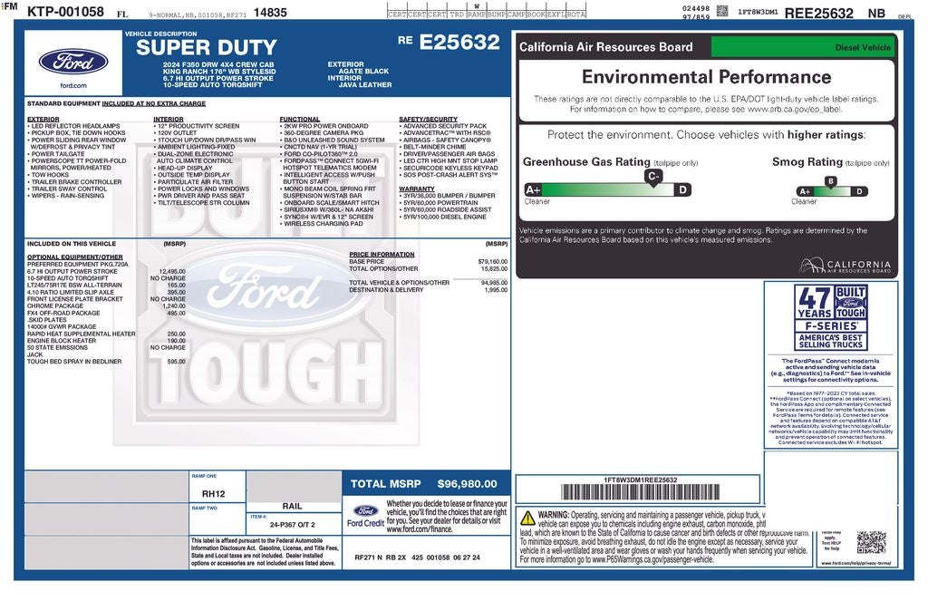 2024 Ford F-350SD King Ranch