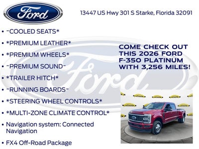 2026 Ford F-350SD Platinum DRW
