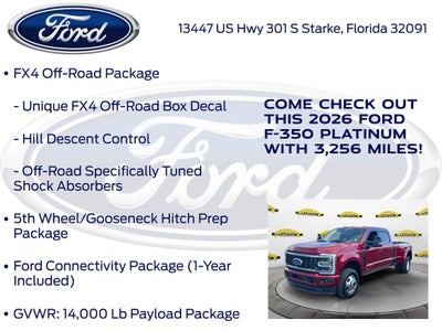 2026 Ford F-350SD Platinum DRW