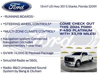 2024 Ford F-450SD Platinum DRW