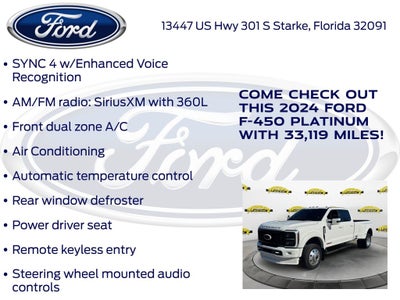 2024 Ford F-450SD Platinum DRW