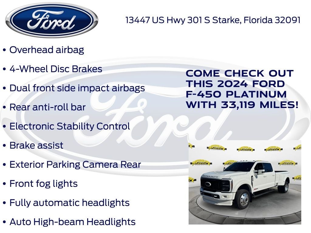 2024 Ford F-450SD Platinum DRW