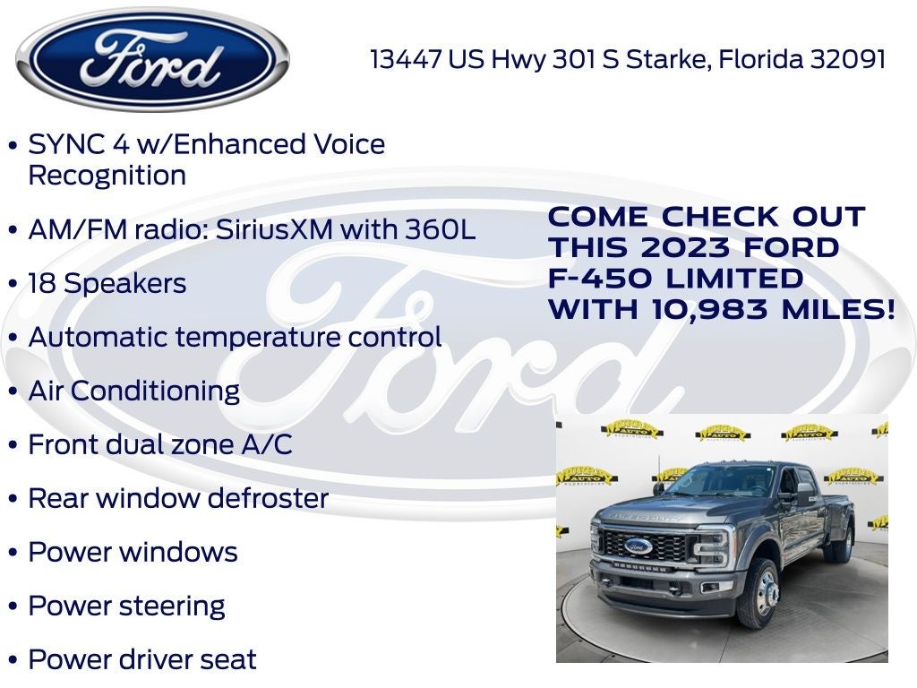 2023 Ford F-450SD Limited DRW