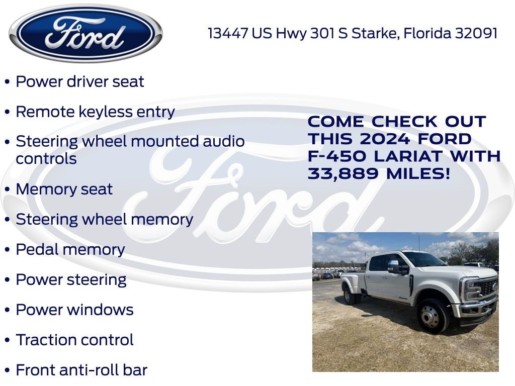 2024 Ford F-450SD Lariat DRW