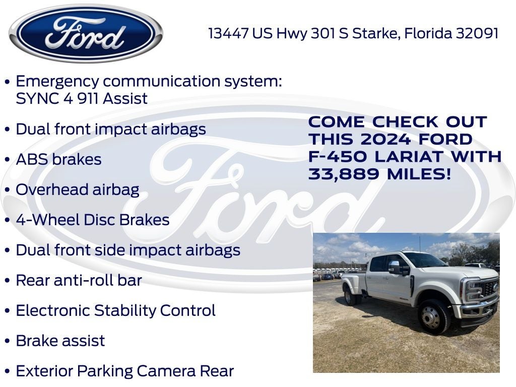 2024 Ford F-450SD Lariat DRW