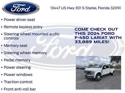 2024 Ford F-450SD Lariat DRW