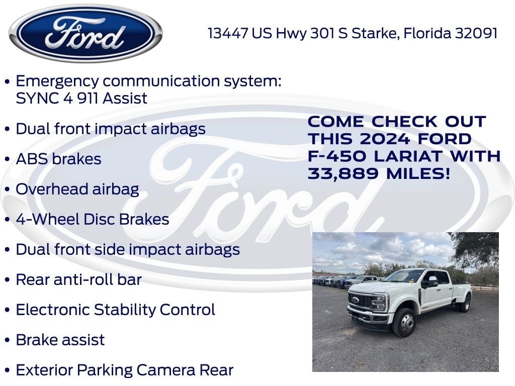 2024 Ford F-450SD Lariat DRW