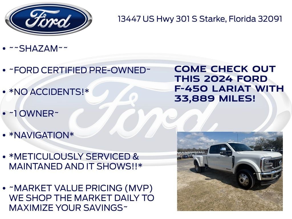 2024 Ford F-450SD Lariat DRW