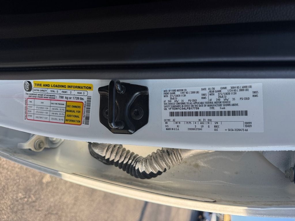 2020 Ford F-150 King Ranch 5.0L 360 Camera