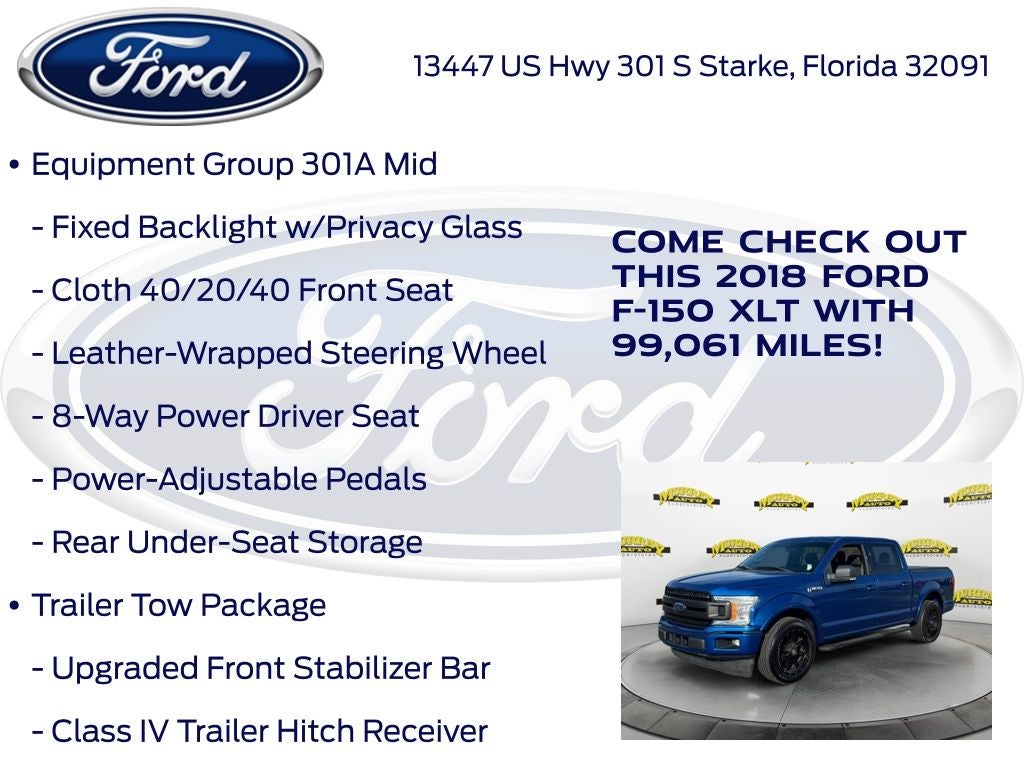 2018 Ford F-150 XLT