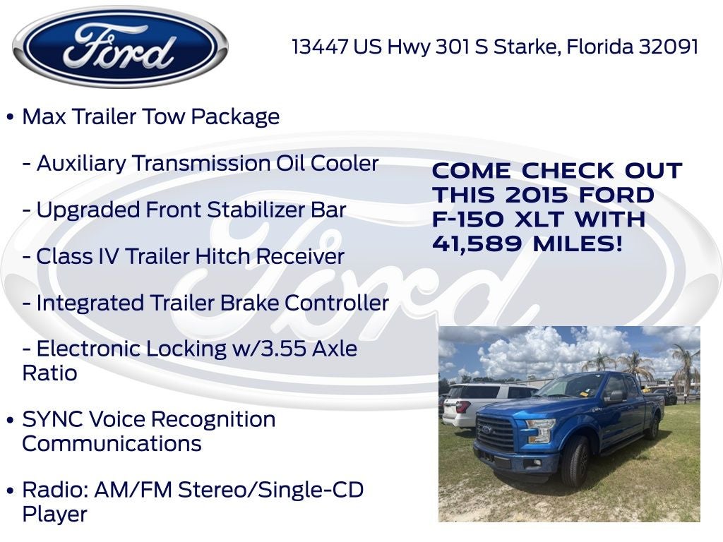 2015 Ford F-150 XLT