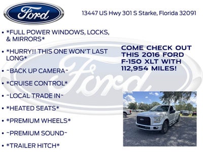 2016 Ford F-150 XLT