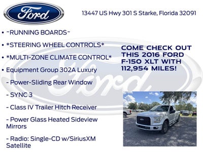 2016 Ford F-150 XLT