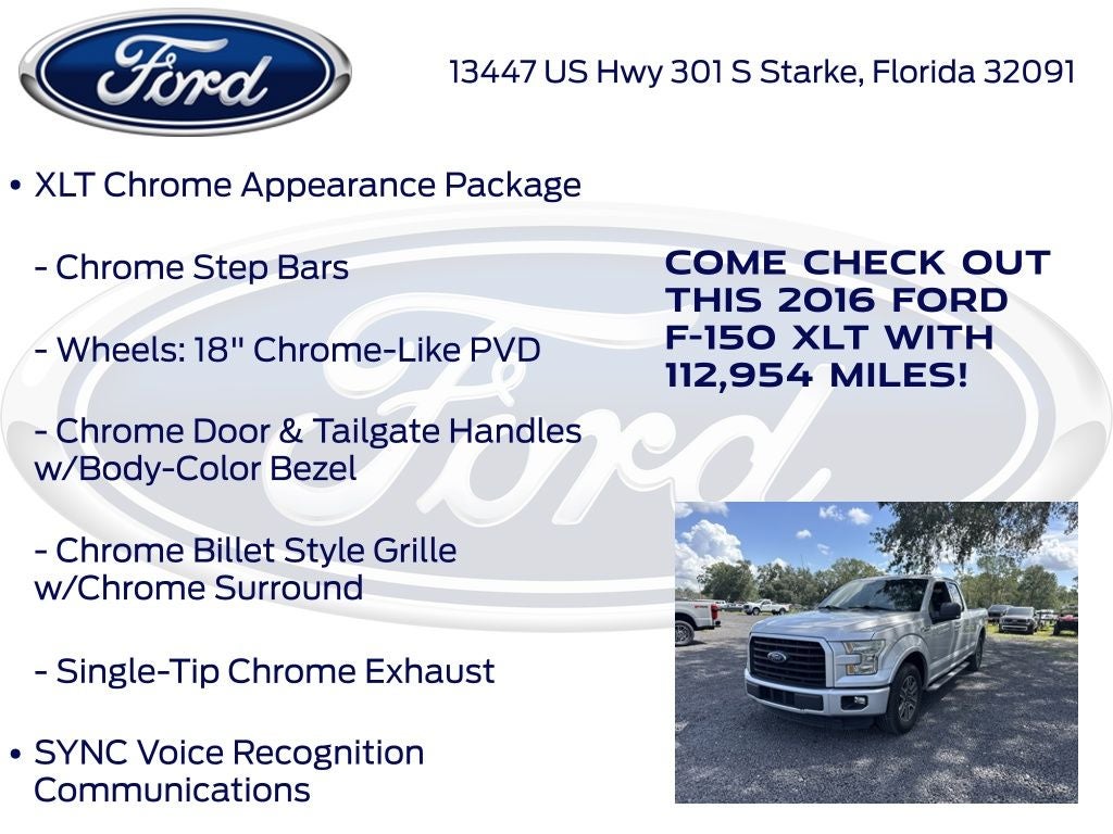 2016 Ford F-150 XLT