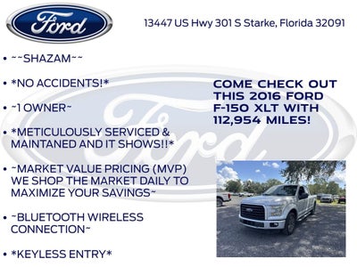 2016 Ford F-150 XLT