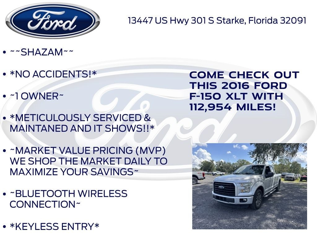 2016 Ford F-150 XLT