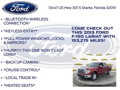 2013 Ford F-150 Lariat