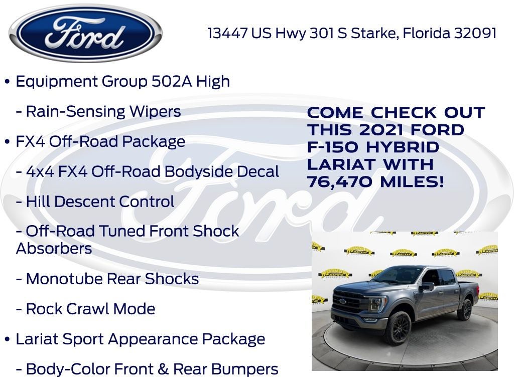 2021 Ford F-150 Lariat