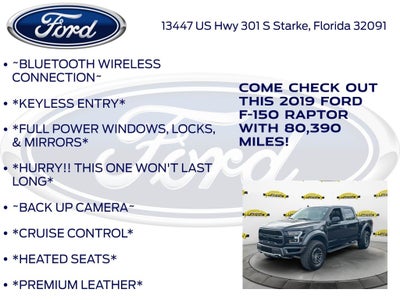 2019 Ford F-150 Raptor
