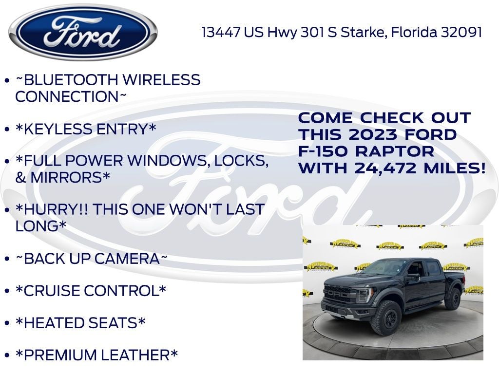 2023 Ford F-150 Raptor