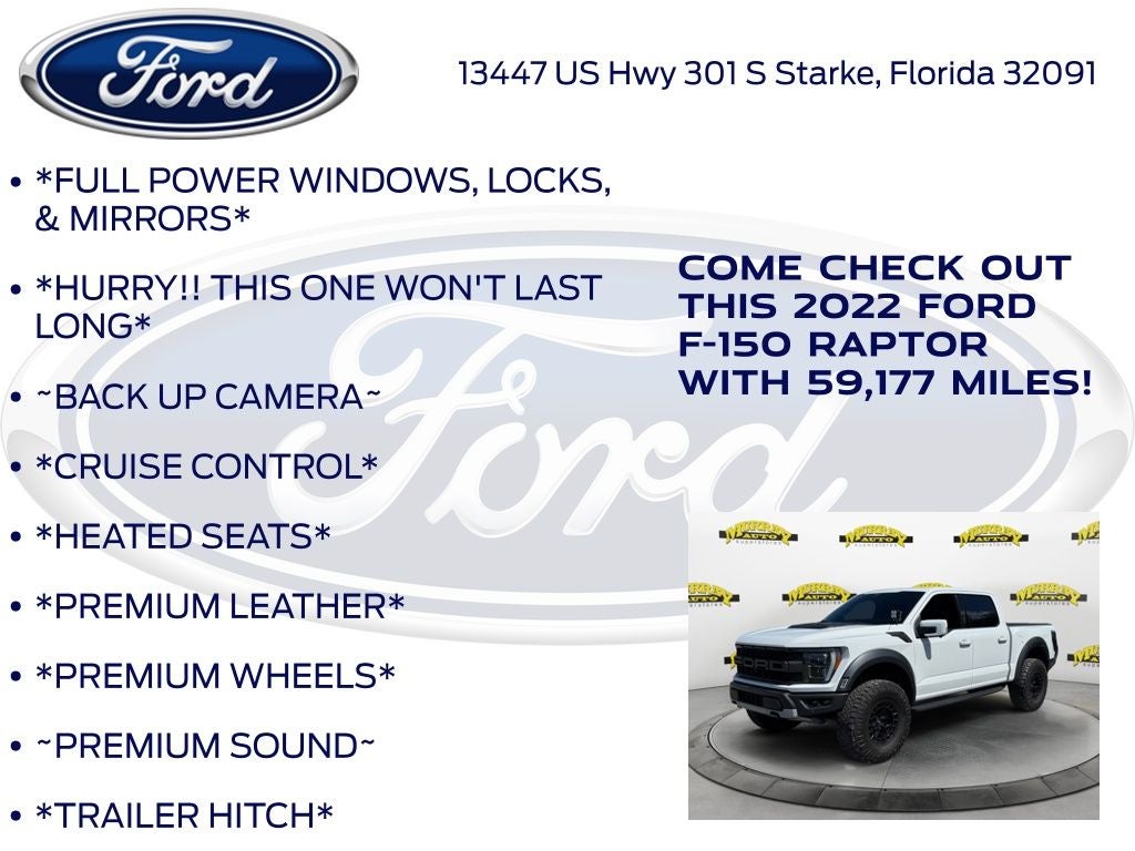 2022 Ford F-150 Raptor