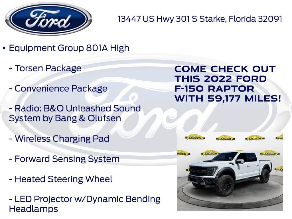 2022 Ford F-150 Raptor