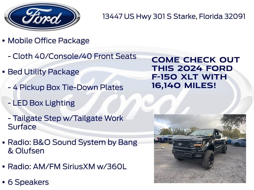 2024 Ford F-150 XLT SUPERCHARGED BLACK WIDOW-