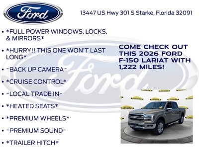 2026 Ford F-150 Lariat