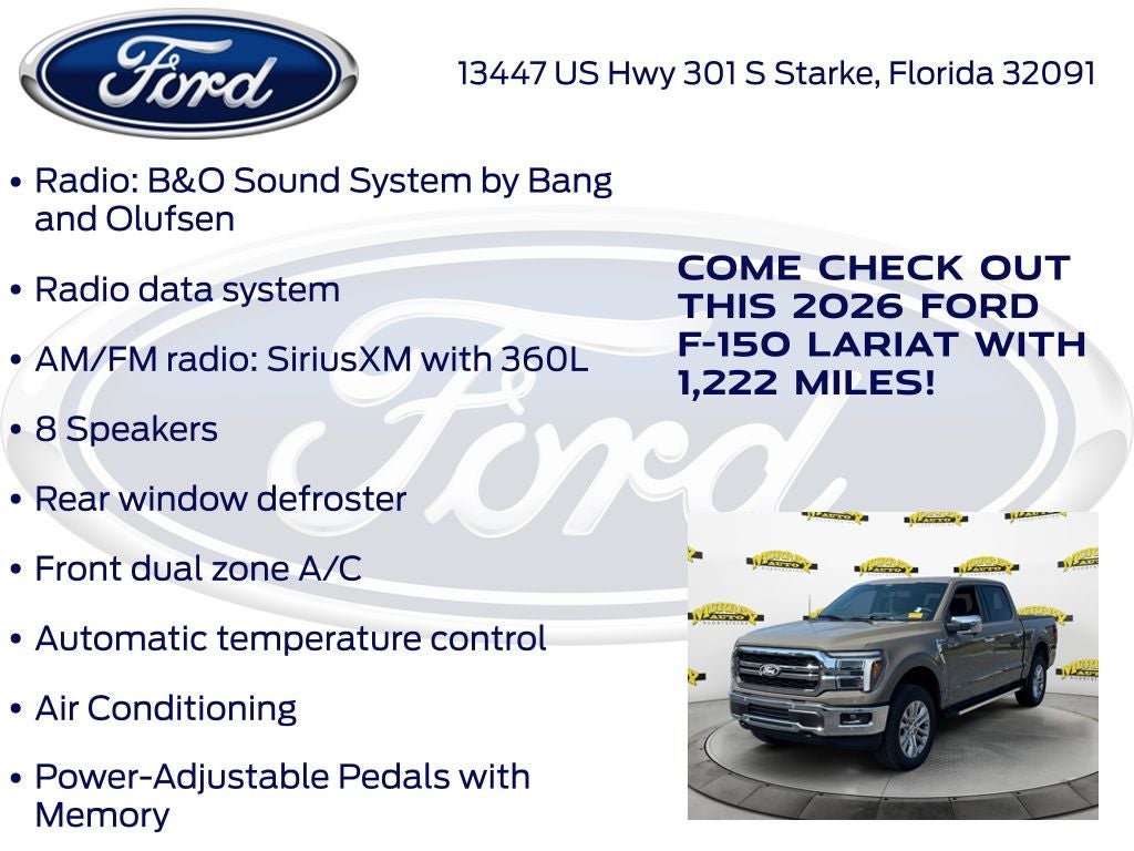 2026 Ford F-150 Lariat