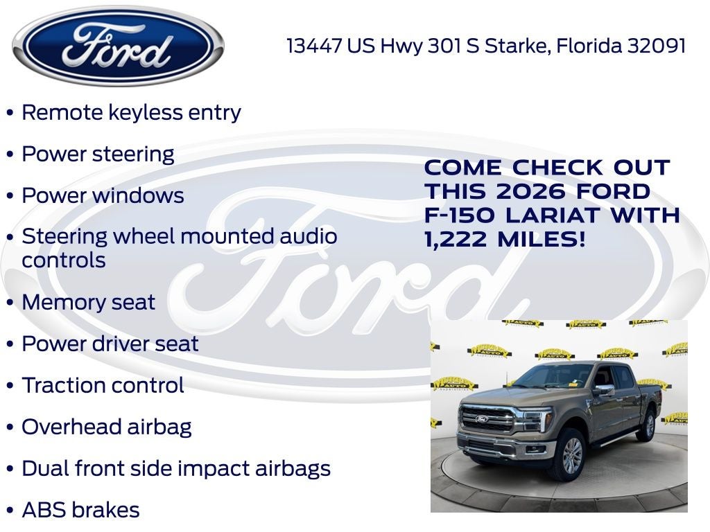 2026 Ford F-150 Lariat